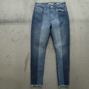 Levi's 721 Jeans Women's Size 27 Blue High-Rise Skinny Denim 29" Inseam Stretch